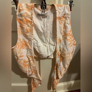 Abercrombie Tie Front Crop top